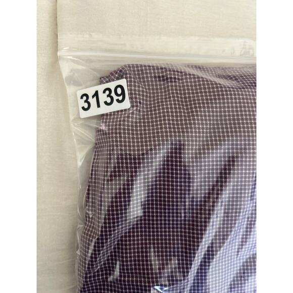 Daniel Cremieux Men Shirt XL Maroon Check Button Up Casual Preppy Office Travel - Picture 11 of 11